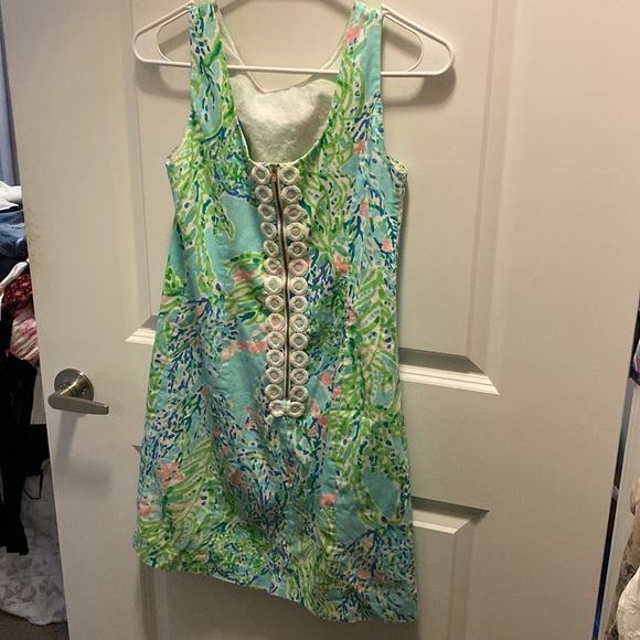 Lilly Pulitzer Cathy Skye Blue Heaven Shift in 00 - Picture 2 of 3